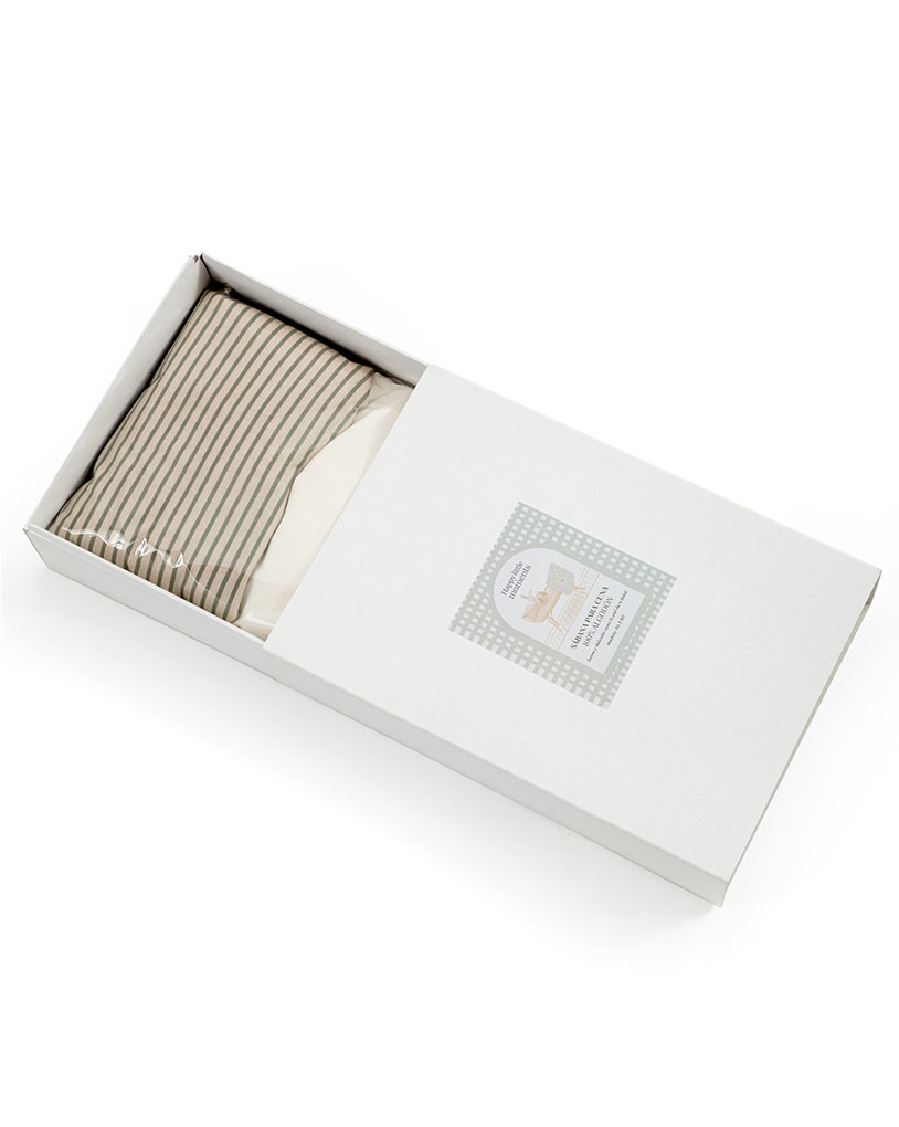 pack-de-sabanas-ajustables-colecho-sabanas-para-bebe-cuna-moisés-algodon-suaves-rayas verdes-000
