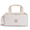 organizador de pañales caja pañalera cuatro divisiones rayas beige-000 organizador-de-pañales-caja-pañalera-cuatro-divisiones-rayas-beige-000